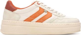 Xti Womens 144630 Round Toe Sneakers In Beige