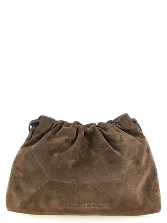 Brunello Cucinelli Brown BC Duo Mini Bucket Bag