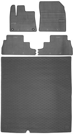 OEM Opel Combo Kombivan Desde Junio De 2018. Juego: Alfombrillas De Goma Para Coche + Alfombrilla Para Maletero