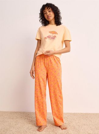 Twik Womens Straight-leg stretch pyjama pant