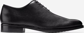 Cole Haan Mens Washington Grand Laser Wingtip Oxford Shoes - Black Size 11.5