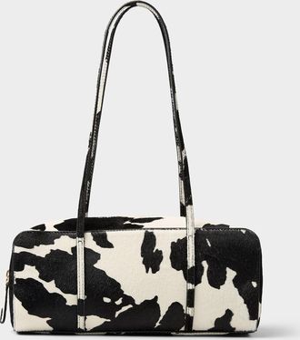 Mansur Gavriel Womens Filo hair-on leather shoulder bag