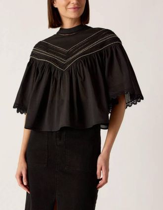 Cleobella Caviar Tatiana Top In Black