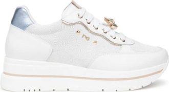 Nero Giardini Schoenen - Dames - Sneakers - Wit - 37 EU - Leer - Schoenen