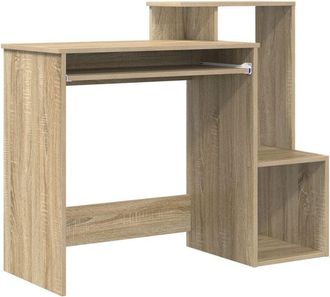 vidaXL Vidaxl - Desk with Shelf Sonoma oak 106 x 40 x 88.5 cm Engineered Wood