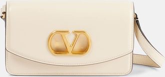Valentino Garavani Clutch Vain VLogo in pelle