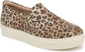 Dr. Scholls Madison Zip Slip-On Sneaker in Tan Leopard Faux Leather at Nordstrom Rack, Size 8.5