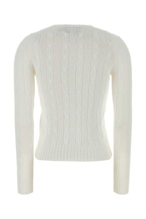 Polo Ralph Lauren Cable-Knit Cotton Sweater - White