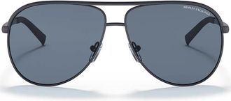 A|X Armani Exchange Occhiali da sole con montatura stile pilota - Blu