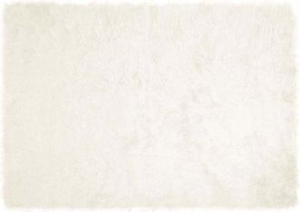 vidaXL Faux Sheepskin Rug Tafalla White 140 x 200 cm Polyester vidaXL