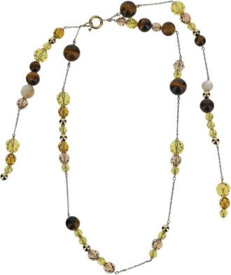 Swarovski Somnia Y Ketting - Dames - Kettingen - Veelkleurig - ONE Size - Leer - Accessoires