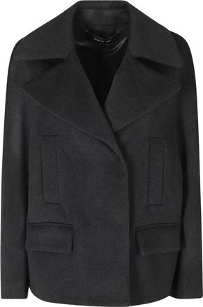 Federica Tosi Cappotto Monopetto - - Coats - Donna - Grigio - M