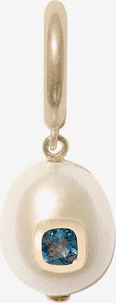Pascale Monvoisin Einzelner Ohrring aus Perle und Topas Eddie