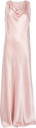Antonelli Maxi Dresses, female, Pink, Size: XS Cowl Neck Maxi Dress