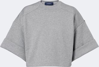 Sportmax Cotton-blend jersey sweatshirt