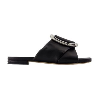 Marc Jacobs Schoenen, Dames, Zwart, 35 EU, Leer, Pop J Sandaal