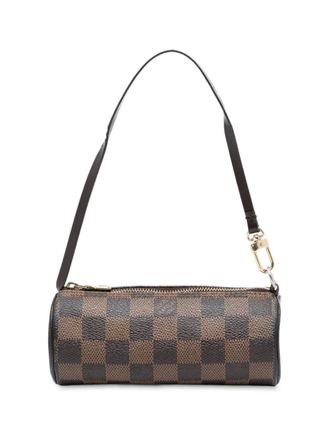 Louis Vuitton 1990-2010 Damier Ebene Papillon Pochette handbag - Bruin