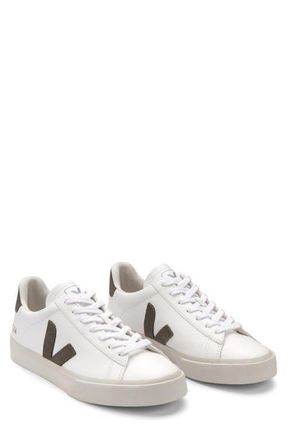 Veja Campo Sneaker in Extra White/Khaki at Nordstrom, Size 40
