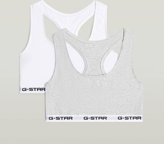 G-Star Racerback Bralette Set van 2 - Meerkleurig - Dames