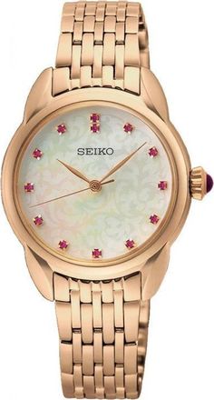 Seiko Womens SUR564P1 Ladies Classique Watch - Rose Gold - One Size