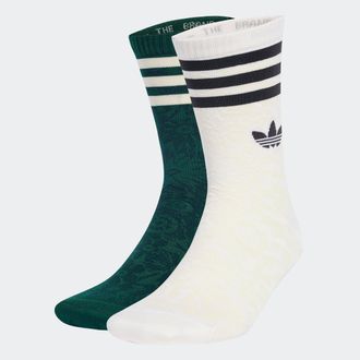adidas Sportsocken ADIDAS ORIGINALS ADIDAS ORIGINALS X LIBERTY LONDON CREW, 2 PAAR, Damen, Gr. XL, weiss (aurora ivy, cream wei&szlig;), Obermaterial: 97% Polyamid