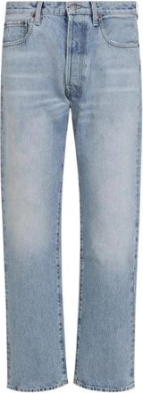 Valentino Garavani Straight Leg Denim Jeans - Heren - Regular Fit Jeans - Blauw - W31 - Denim - Jeans