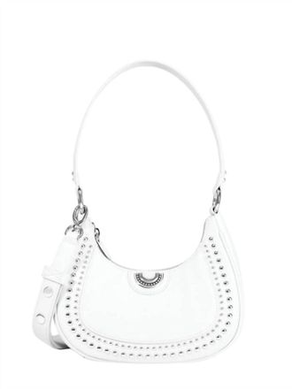 Brighton Womens Jem Convertible Shoulder Bag In White