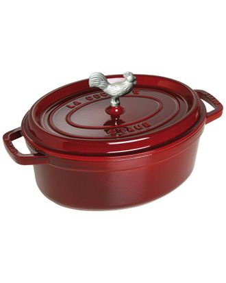 Staub Enameled Cast Iron 5.75Qt Coq Au Vin Cocotte