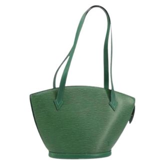 Louis Vuitton Pre-owned Shoulder Bags, female, Green, Size: ONE SIZE Pre-owned Saint Jacques Shoulder Bag