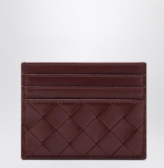 Bottega Veneta Barolo color card holder in Intrecciato