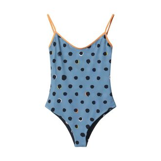 Fendi One-piece, female, Multicolor, Size: S Falena Dots One-Piece Swimsuit