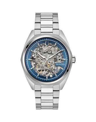 Bulova Surveyor Mens Silver Watch 96A292 Stainless Steel - One Size