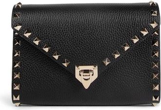 Valentino Garavani Black Rockstud Small Clutch