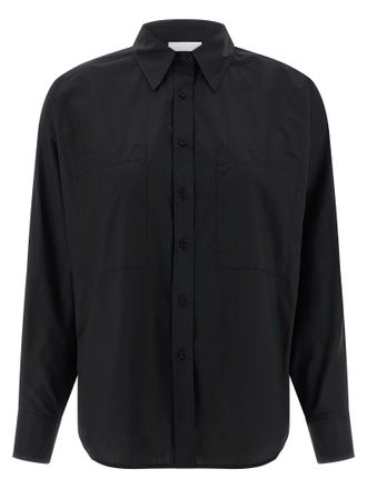 Nude Black Cotton Womens Blouse