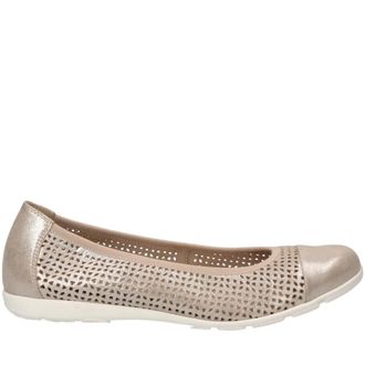 Caprice Ballerinas - Dames - Ballerinas - Beige - 36 EU - Leer - Schoenen
