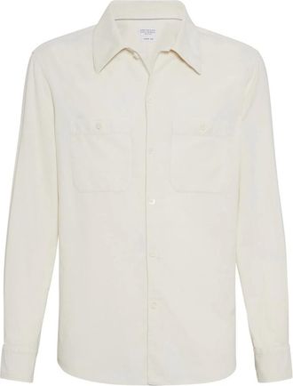 Brunello Cucinelli Pocket Cotton Shirt