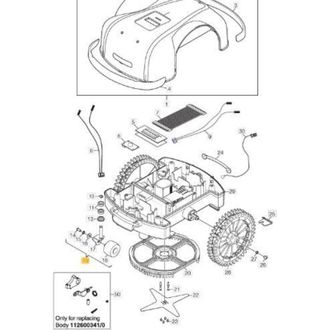 STIGA Sports Conjunto De Rueda Delantera Original Stiga - 1126-1286-01