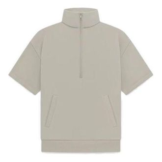Fear of God Drop2 SS23 3/4 Sleeve Half Zip Pullover Seal 192BT224313F