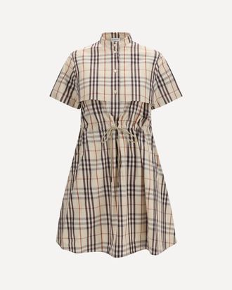 Burberry Cotton Check Dress Female 10