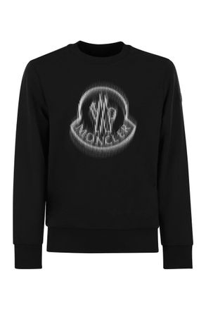 Moncler Sweatshirt With Shaded Logo
