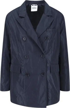 Aspesi Korine Double-Breasted Blazer - Navy