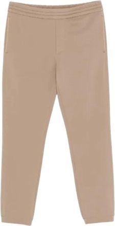Ermenegildo Zegna Trainingsbroeken - Heren - Sweatpants - Beige - XL - Katoen - Broeken