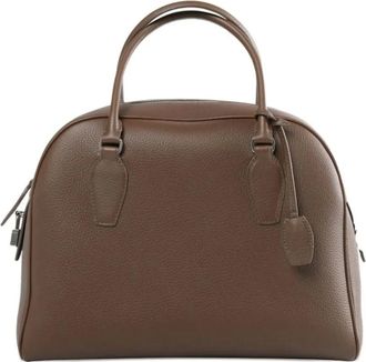 The Row India 12.00 Handtas met handvat - Dames - Tassen - Bruin - Maat: ONE Size Leer