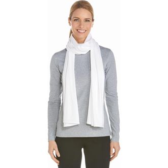 Coolibar Bhakti Sun Shawl, UPF 50+ Sun Protection in White at Nordstrom