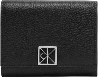 Calvin Klein Cartera Plegable con Detalle de Logo - Accessories - Mujer - Negro - ONE SIZE