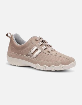 Hotter Womens Leanne II Womens Extra Wide Trainers - Tan - Size: 5.5