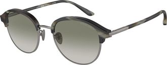 Giorgio Armani AR8215 60668E Mens Sunglasses Green Size 52