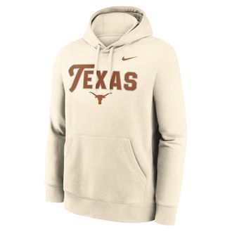 Nike Texas Primetime Club Nike Mens College Pullover Hoodie in Brown | NKDK15ATXE-TTC