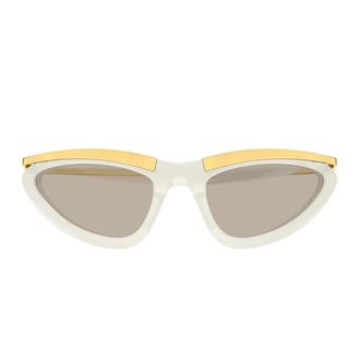 Bottega Veneta Sunglasses Bv1477 S 006 Ivory/Brown Women
