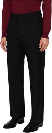 Tagliatore P-Nat Broek - Heren - Straight fit broeken - Zwart - S - Katoen - Broeken